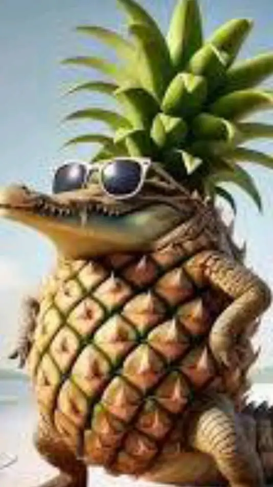 ai character: crocdilo penicni background