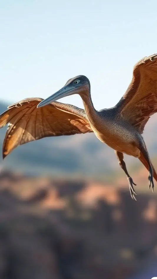 ai character: pterodactyl  background