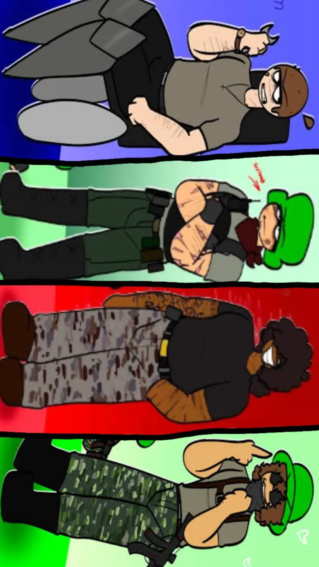 ai character: dnb Au background