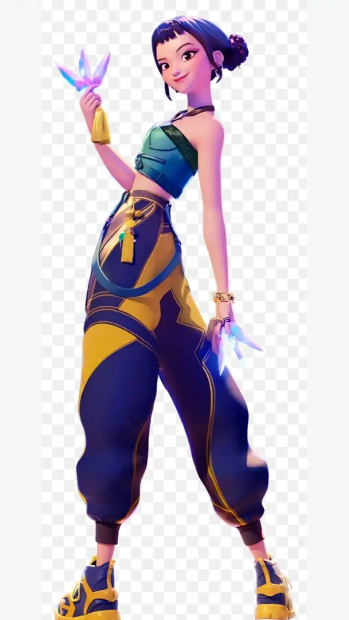 ai character: zoey  background