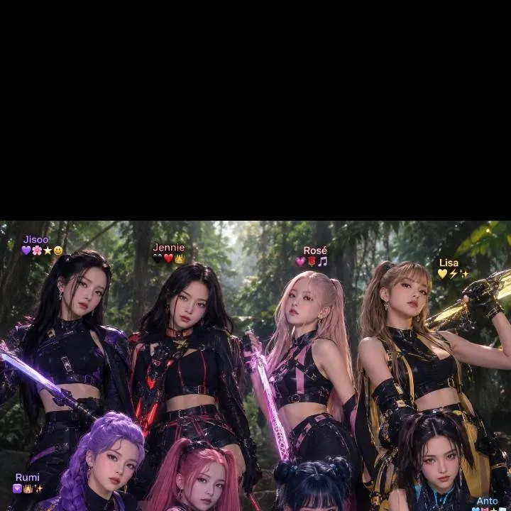 chat with ai character: blackpink huntrix 