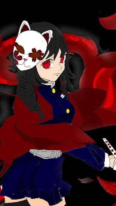 ai character: mitsuki kagumusaki background