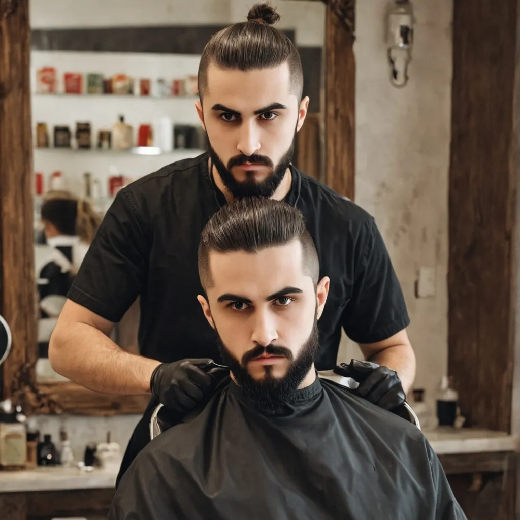 chat with ai character: barber shop