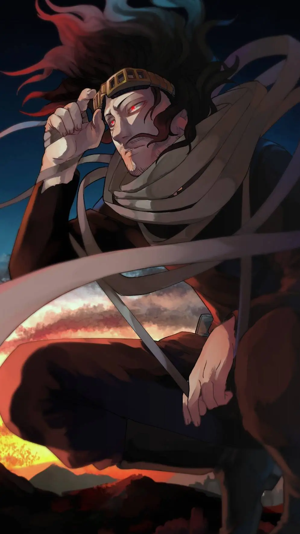 ai character: Shouta Aizawa  background