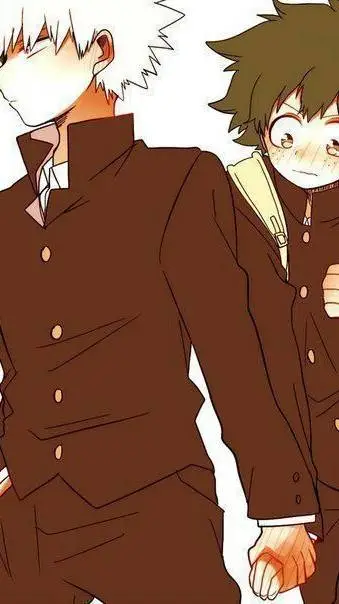 ai character: BakuDeku   :3 background