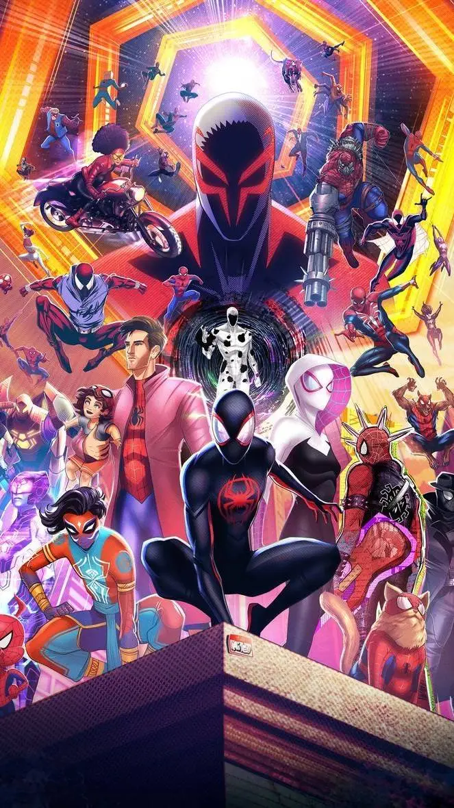 ai character: Across the spider  background