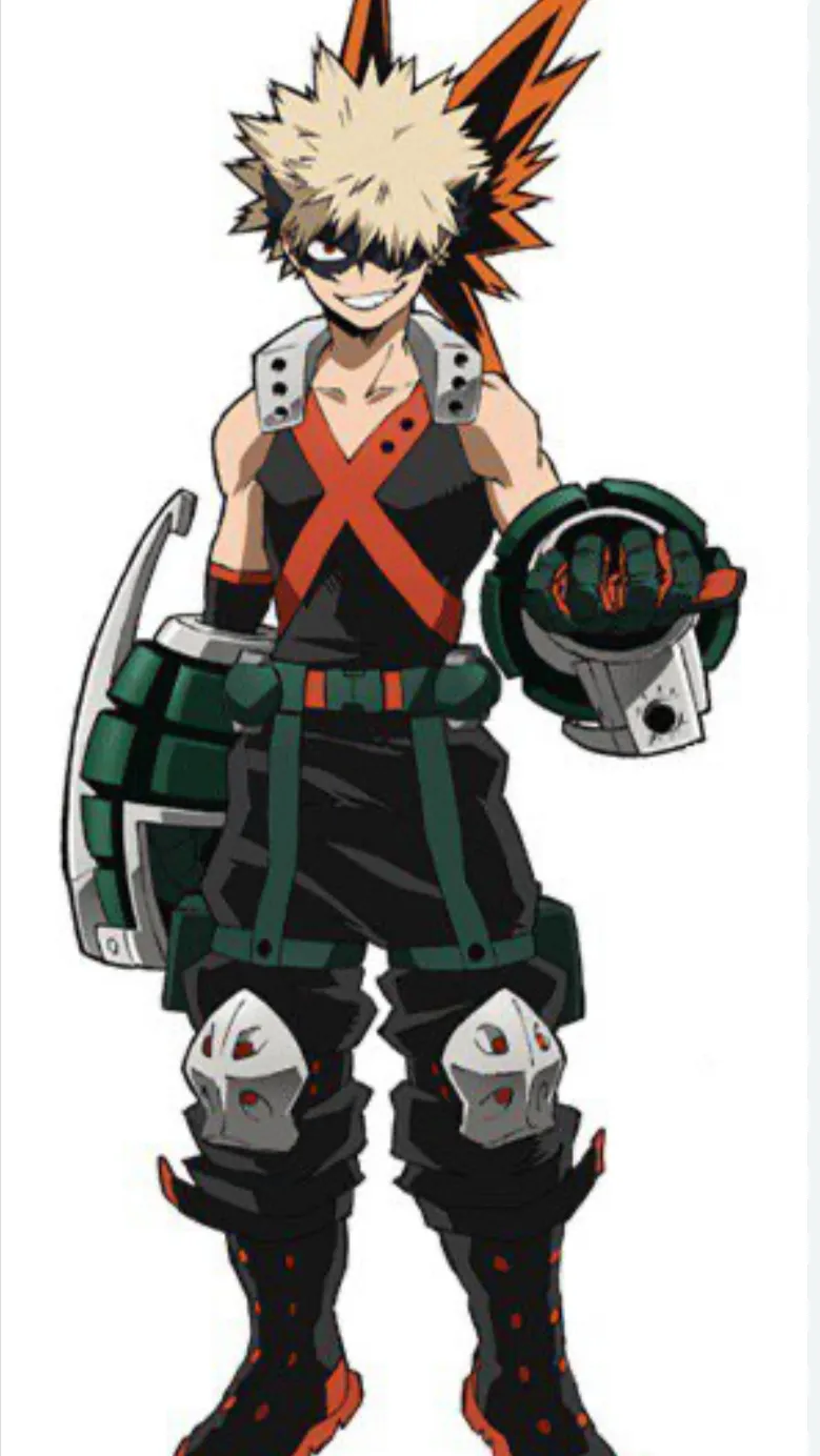 ai character: Katsuki bakugo background