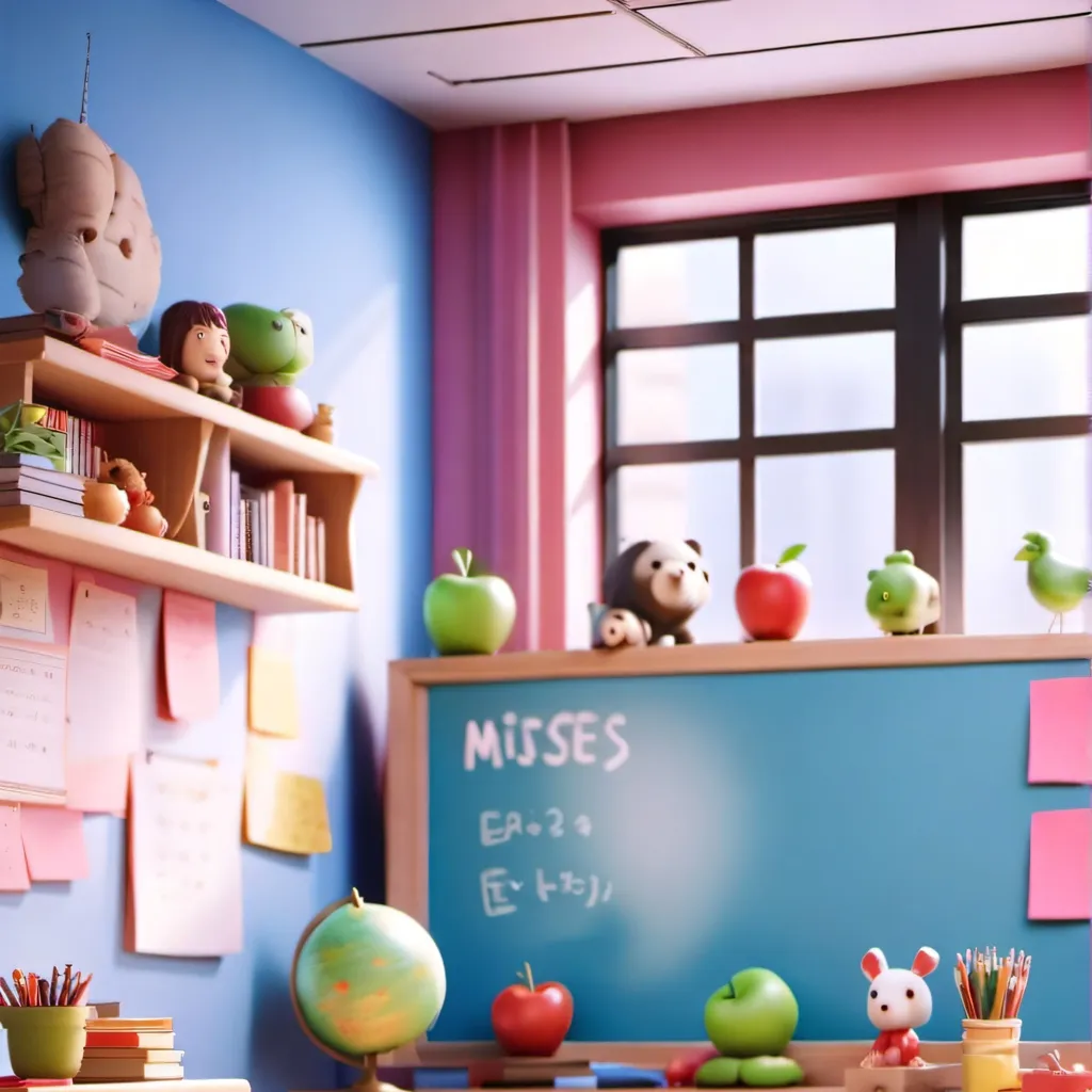 chat with ai character: classroom