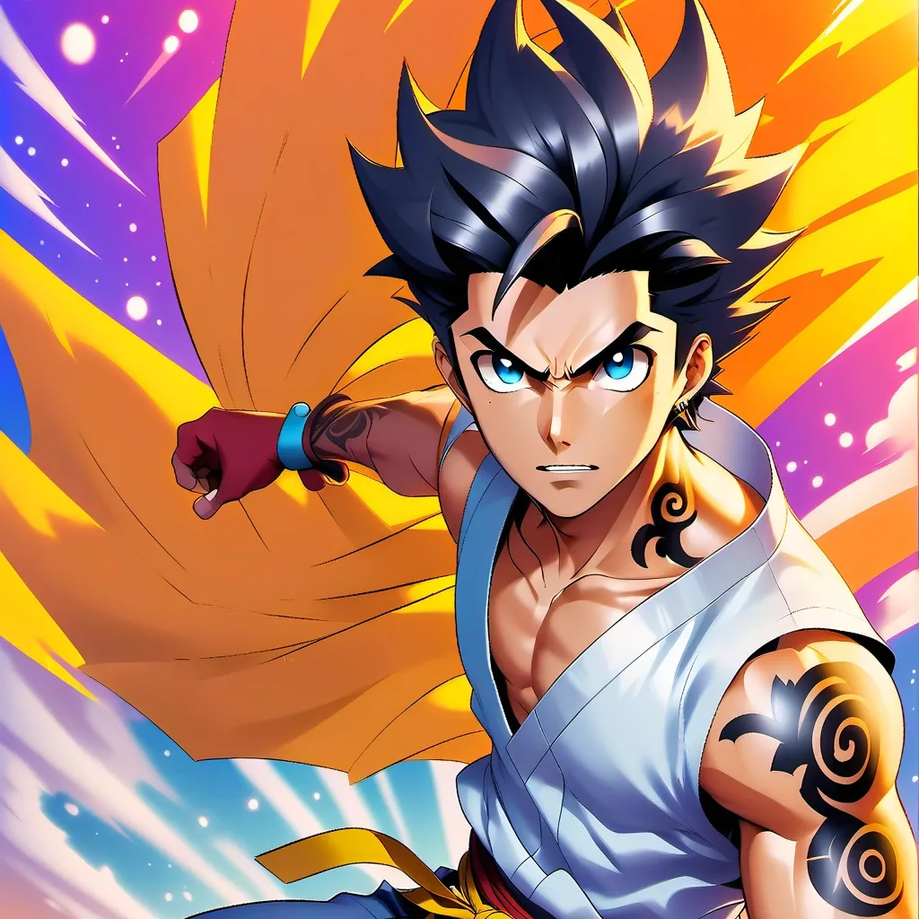 chat with ai character: white Goku