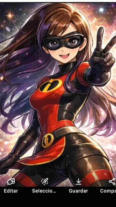 ai character: VIolitlasti girl  background