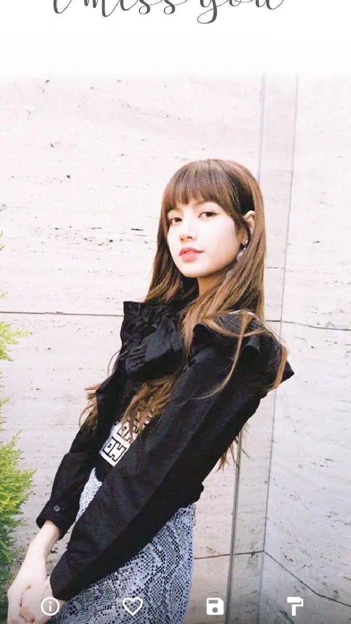 ai character: BLACKPINK Lisa background