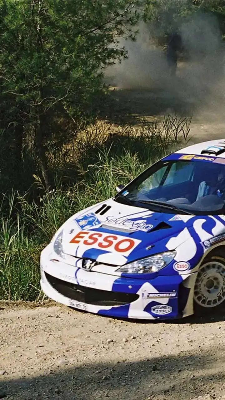 ai character: rally car background