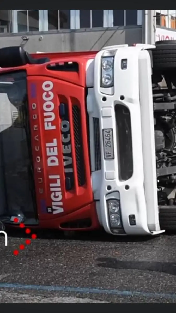 ai character: fire truck 2 background