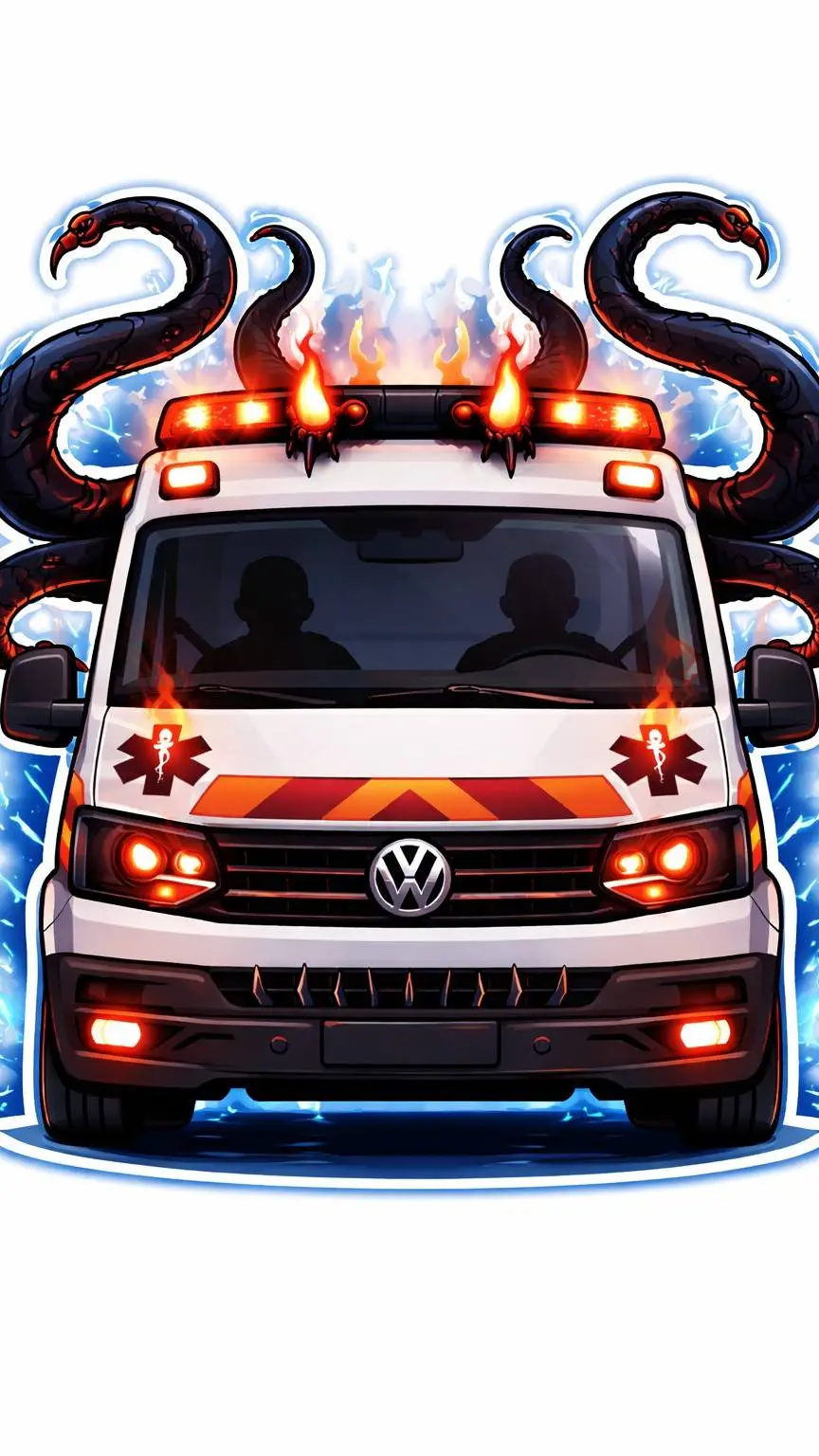 ai character: giant demon background