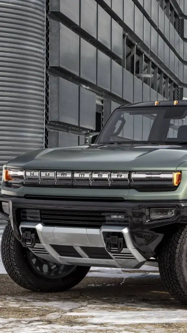 ai character: hummer ev background