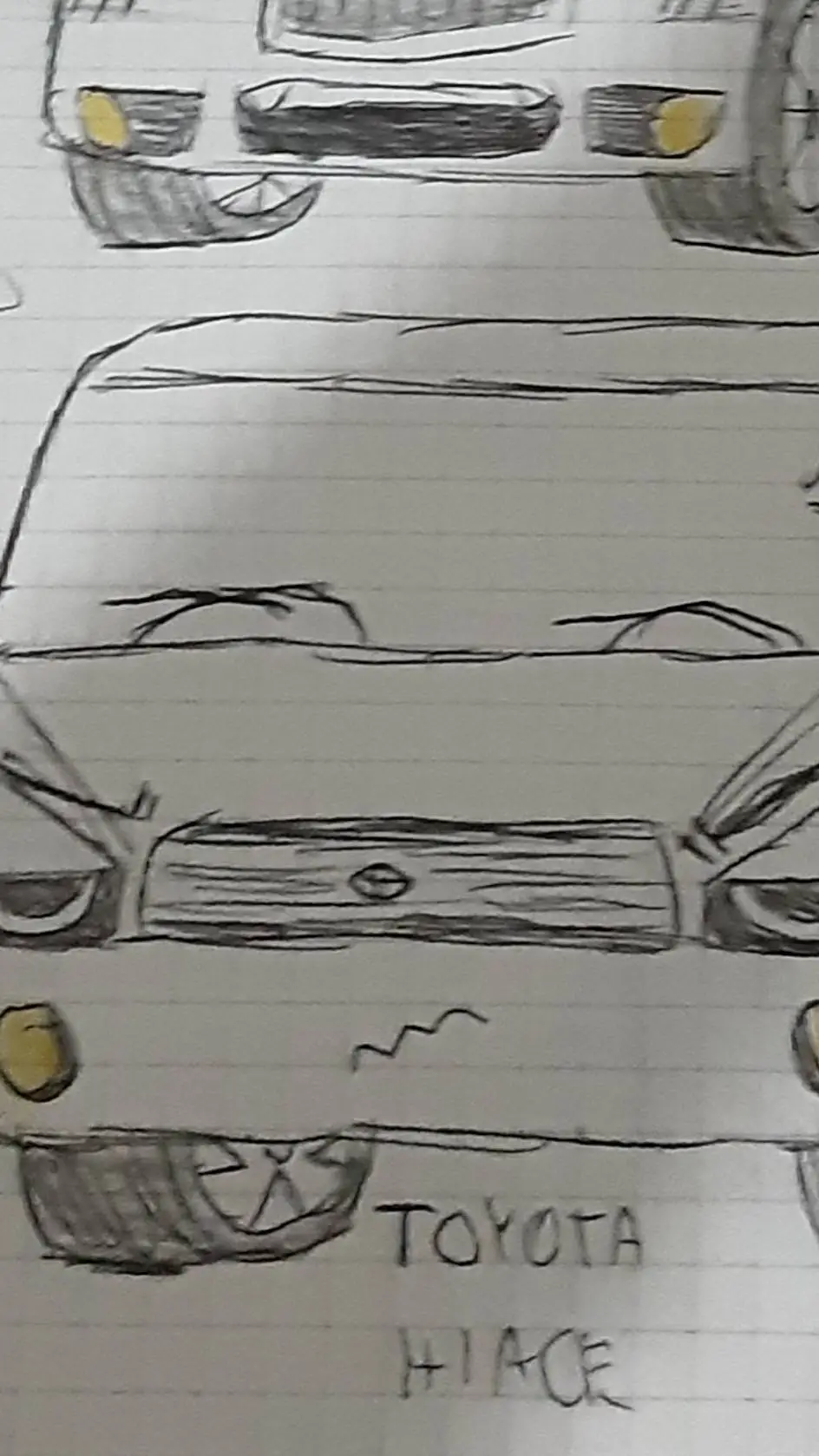 ai character: toyota hiace background