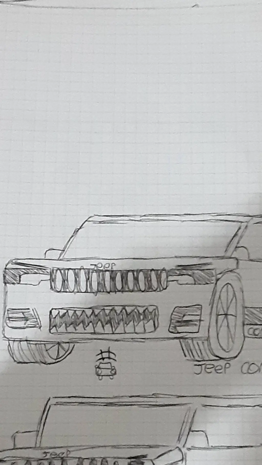 ai character: jeep compass background