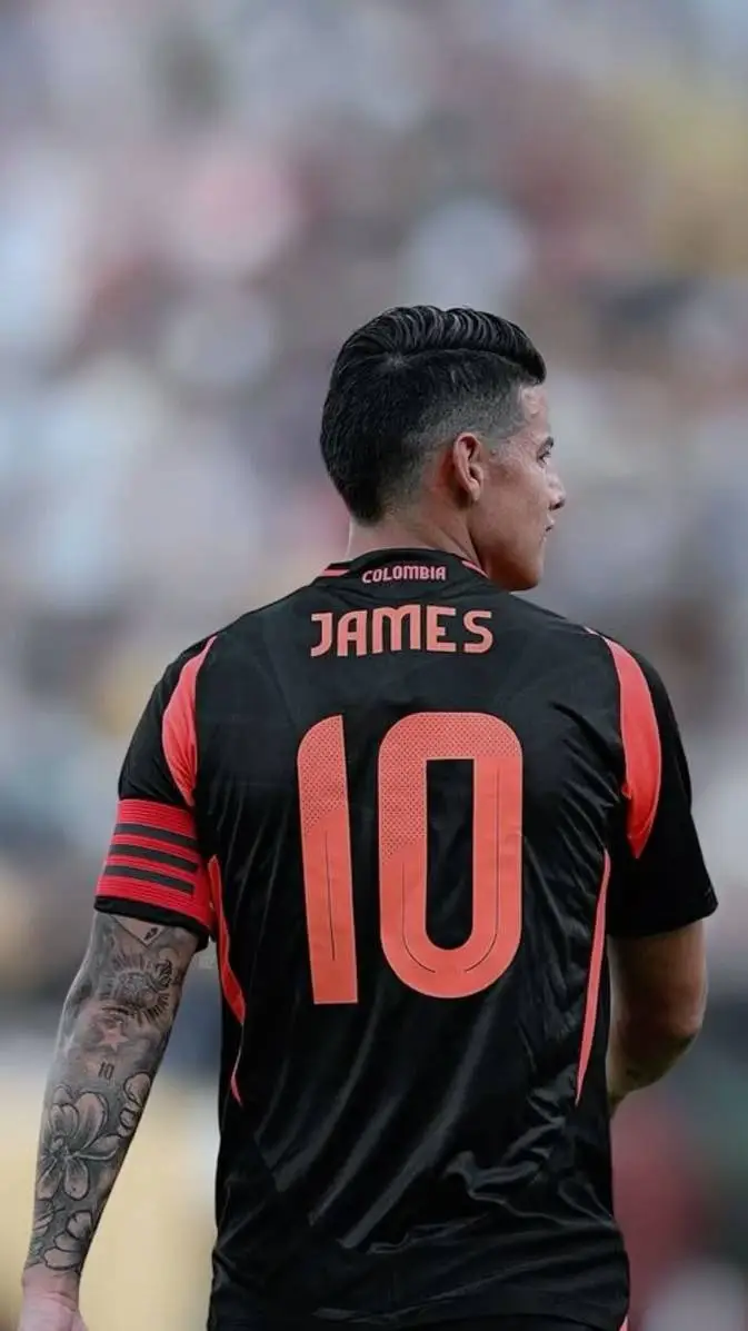 ai character: james Rodríguez  background