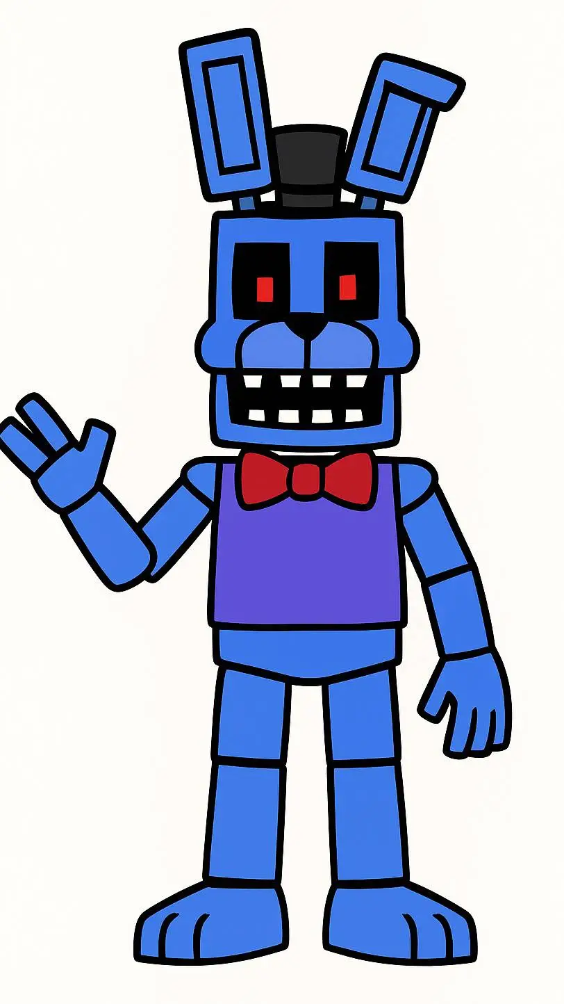 ai character: goofy bonnie background