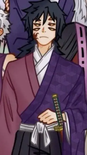 ai character: demon giyuu au background