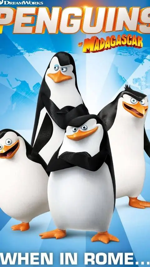 ai character: penguins from 🇲🇬 background