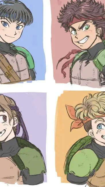 ai character: TMNT background