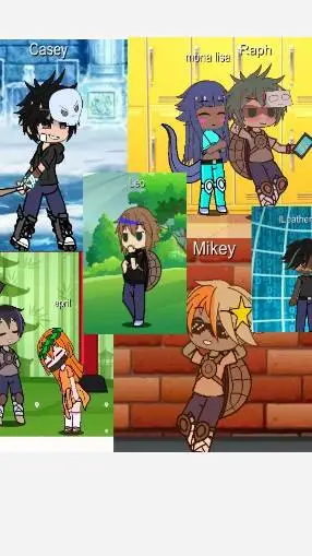 ai character: tmnt human au background
