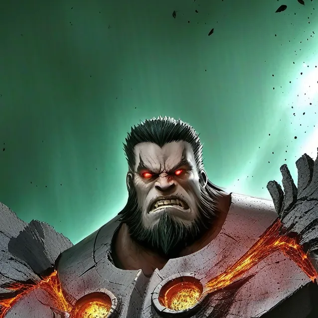 chat with ai character: magma titan TV man