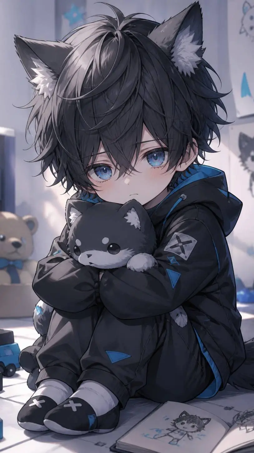 ai character: Tsuki  background