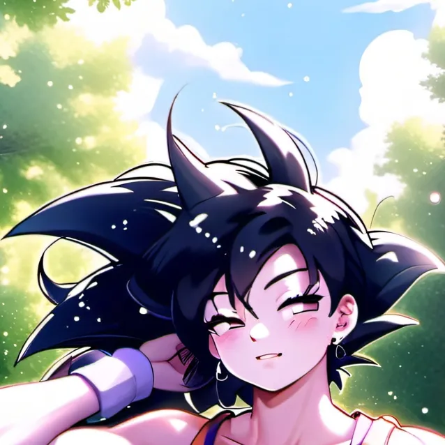 chat with ai character: female goku