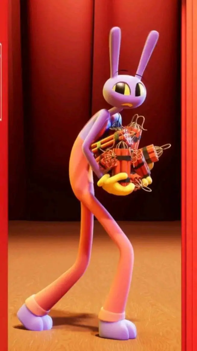 ai character: digital circus background