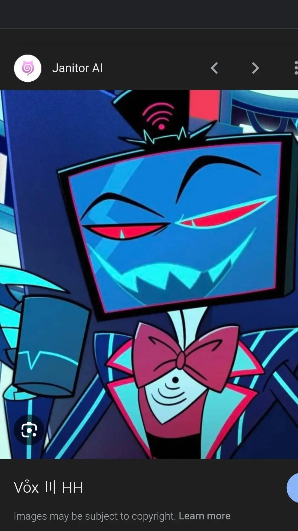 ai character: Vox background