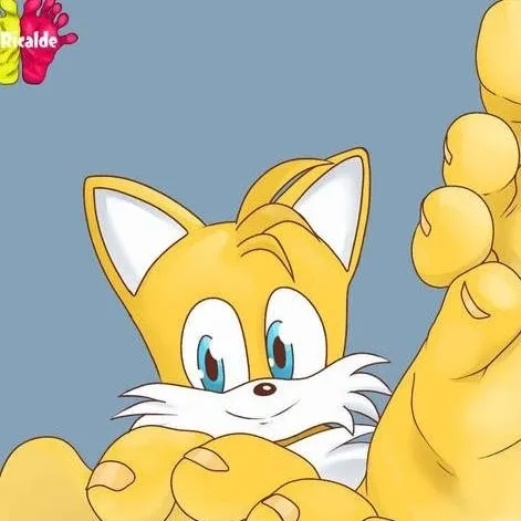 chat with ai character: tails feet 