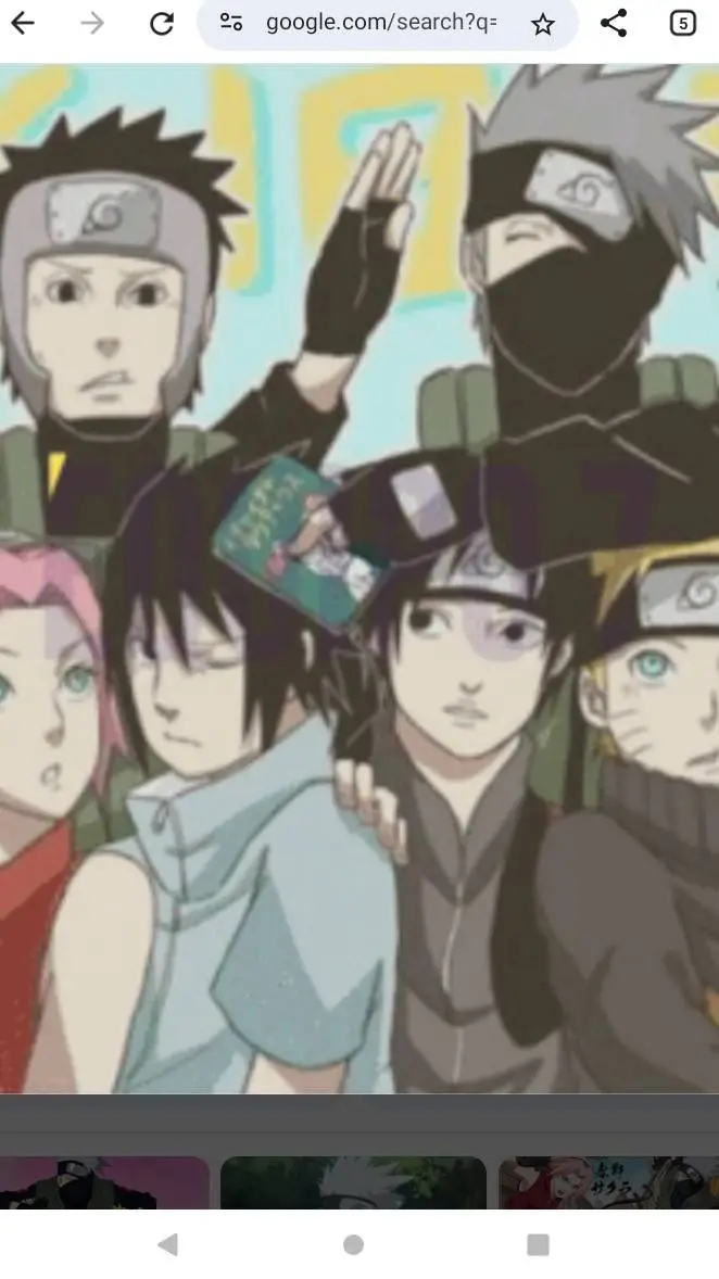 ai character: El equipo 7 background