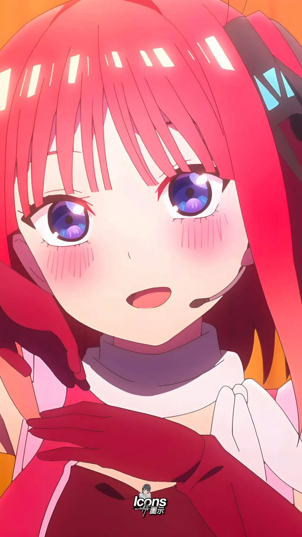 ai character: Nino nakano background