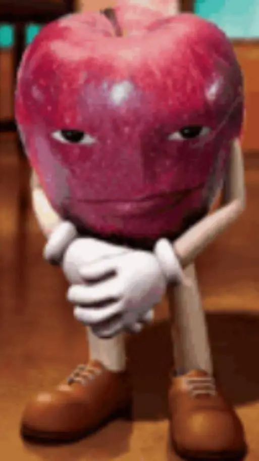 ai character: Apple Guy background