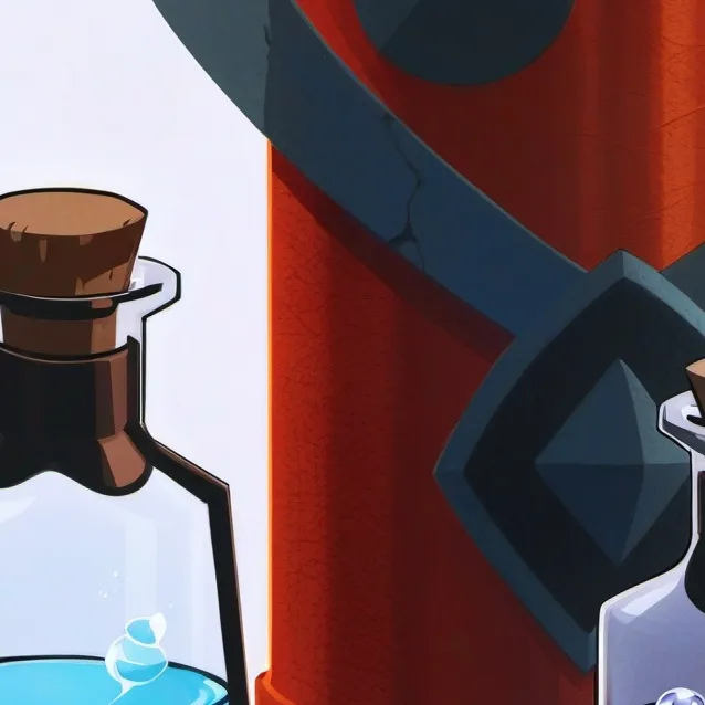 chat with ai character: Witch and potions