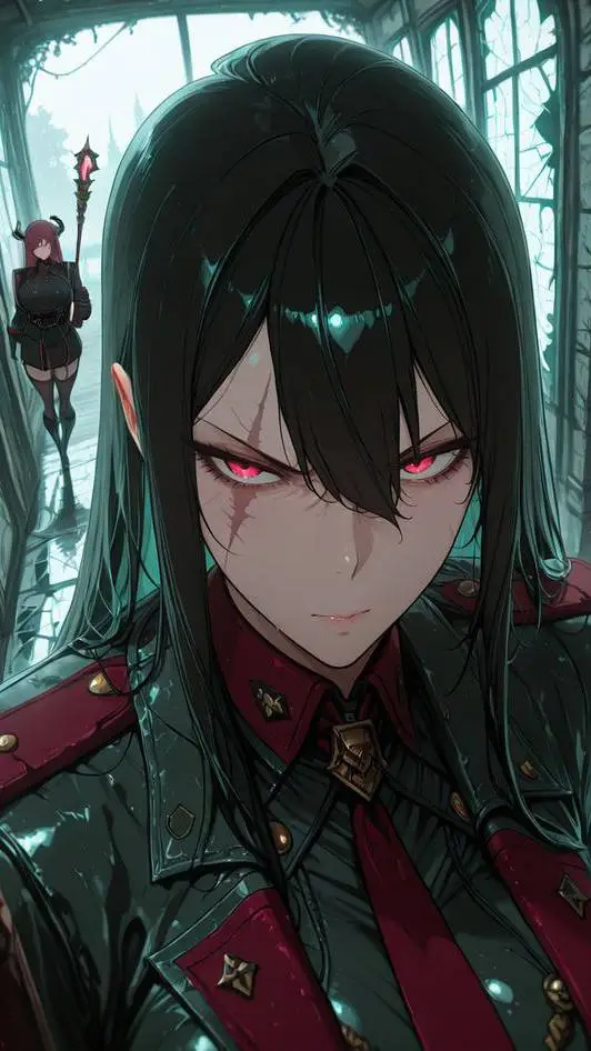 ai character: La Dama de Hierro background