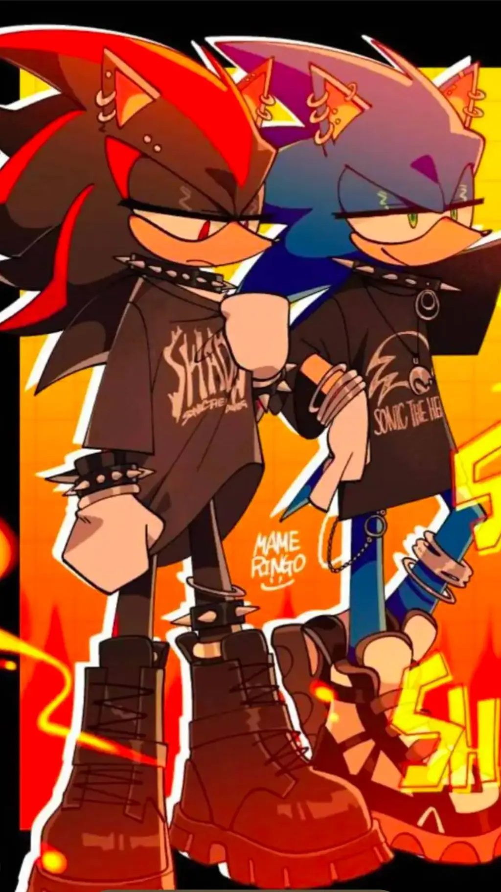 ai character: SON! SON! SONADOW! background