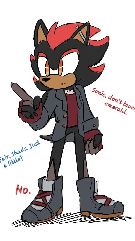 ai character: Shadic, Sonadow,  background