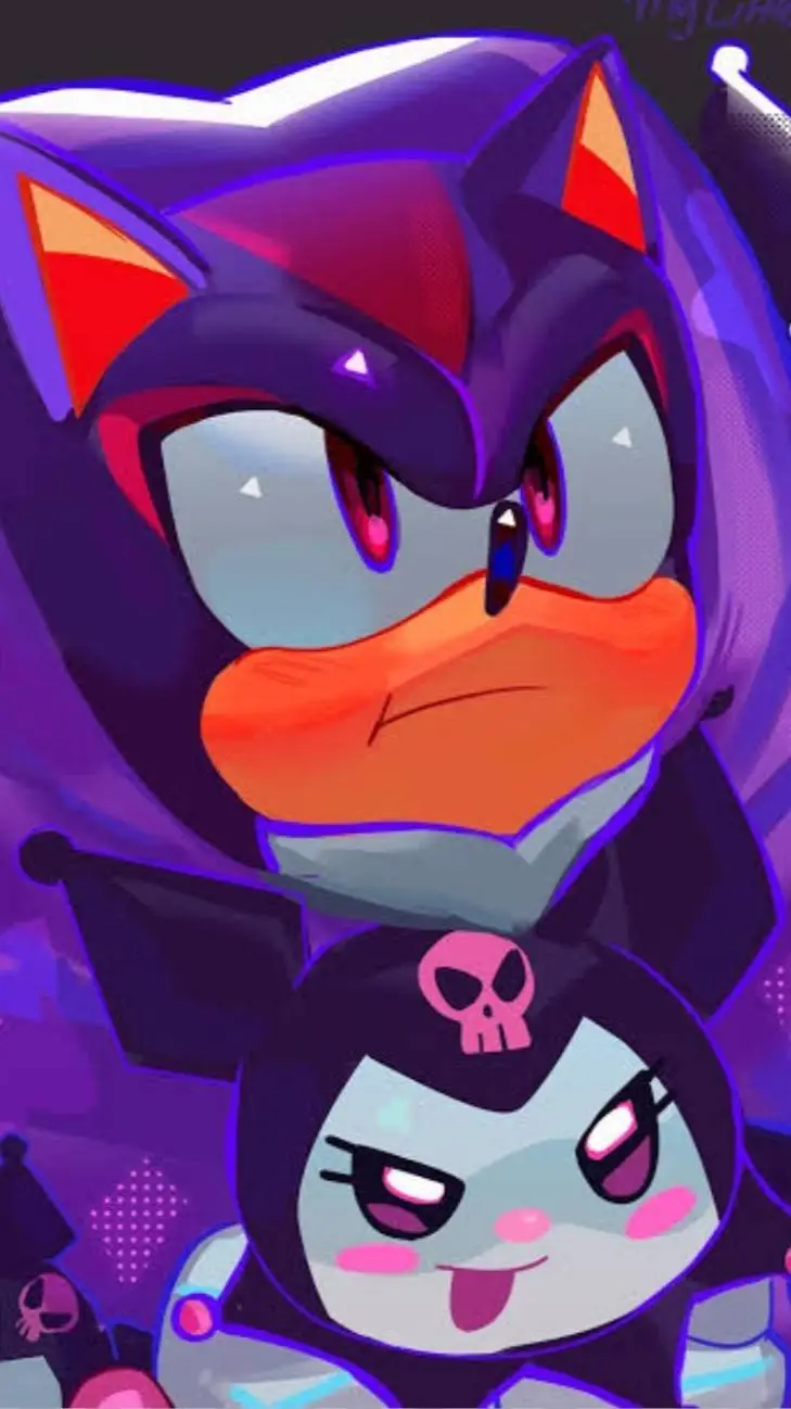 ai character: Shadow x KIROMIIII background