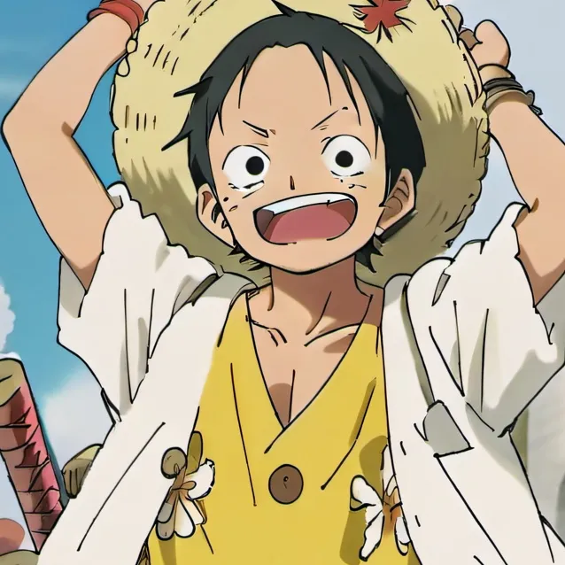 chat with ai character: Monky D Luffy.