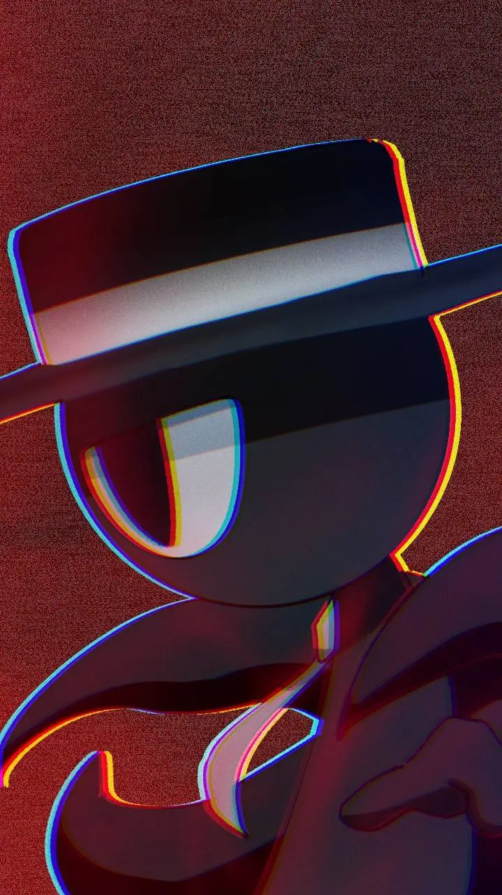 ai character: black background