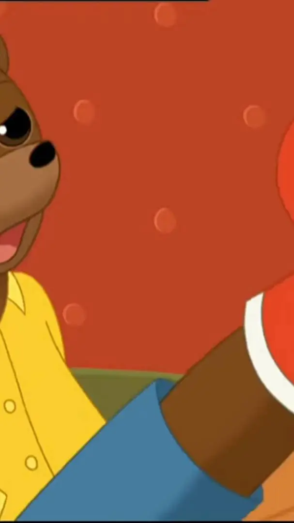 ai character: little brown bear2 background