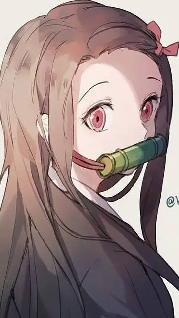 ai character: nezuko background