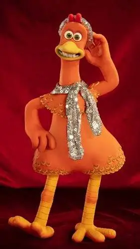 ai character: Ginger chicken run background