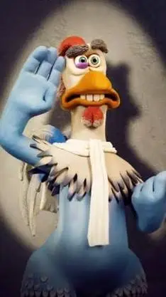 ai character: Fowler chicken run background