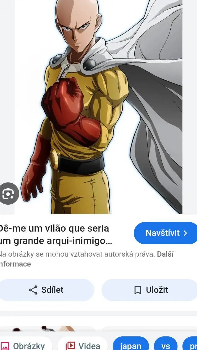 ai character: angry saitama background