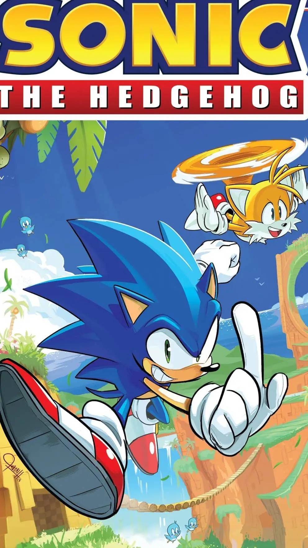 ai character: sonic y tails background