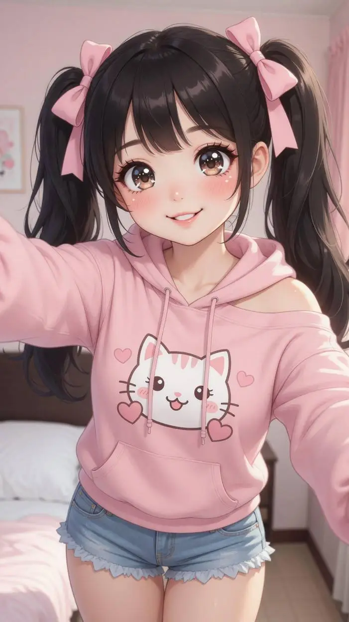 ai character: Sakura Shimizu  background